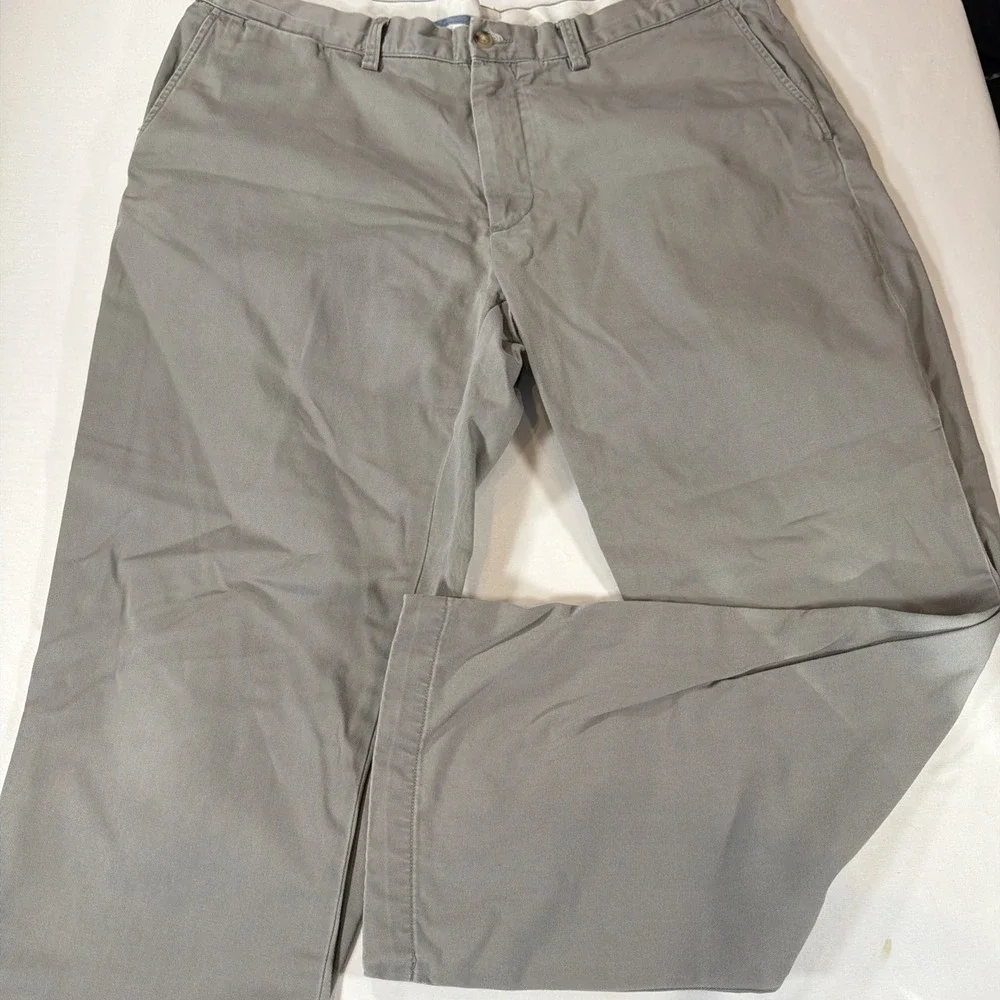 Polo Ralph Lauren Pants Mens‎ 38x30 Gray Classic Fit Chino Cotton Casual
